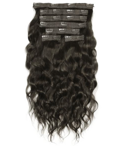 Indian Hair Clip-ins Wavy - Magie Bleue Hair