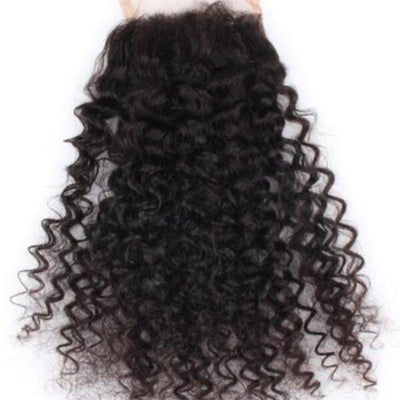 Brazilian Deep Curly Closure - Magie Bleue Hair