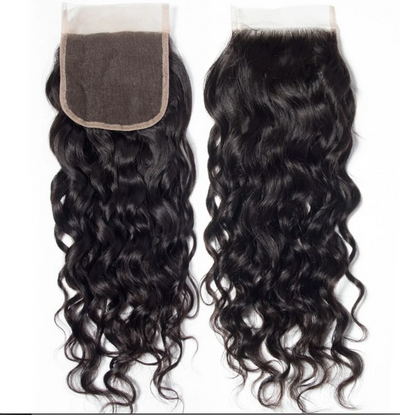 Indian Hair Lace Closure Curly - Magie Bleue Hair