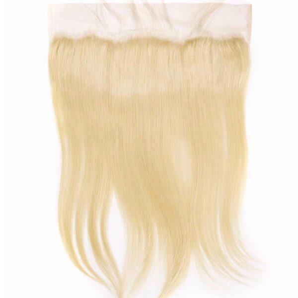 Blonde Straight Frontal - Magie Bleue Hair